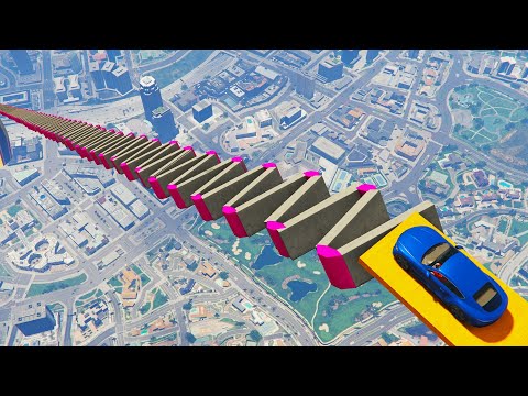 GTA 5 🐸 Sky Ladder Jump - Paragon S Race!