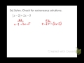 Solving Absolute Value Equations