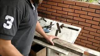 COMO FAZER FACA DE MOLA DE PORTA
