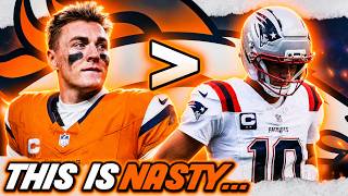 Denver Broncos Bo Nix Clears Drake Maye ‼️
