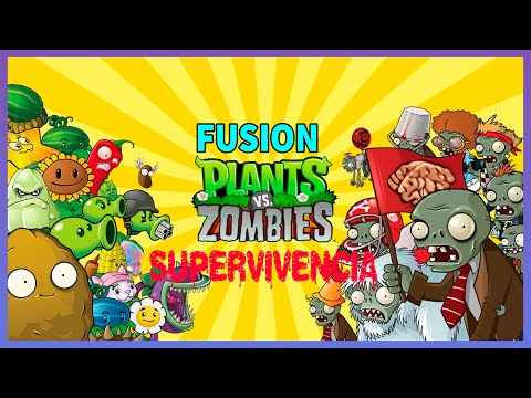 Plantas Vs Zombis: Fusion 2.6.1"Modo Dificil Supervivencia Piscina" Gameplay en Español-No Comentado