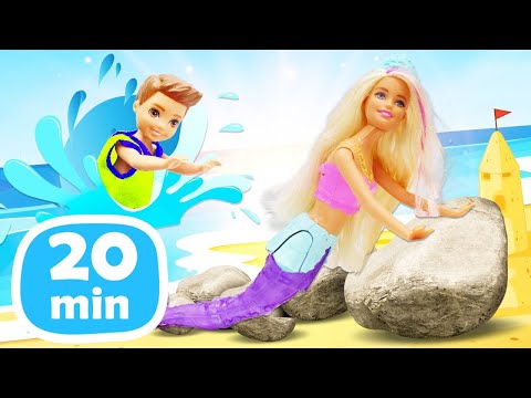 Giochiamo insieme con le bambole Barbie! Le avventure di Barbie e i suoi amici. Giochi per bambini