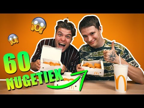 Dokážeme ZJESŤ 60 NUGETIEK? Selassie a Evžen