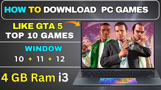 Top 10 Best Low Spec Pc Games | Like Gta 5 | For (i3 / 4GB RAM) 2025 with High End  i5