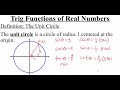 Trigonometric Functions and Unit Circle