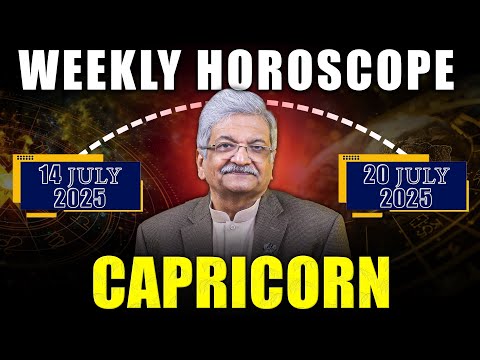Capricorn Weekly Horoscope  | 14 July  to 20 July 2025 |  Syed M Ajmal Rahim