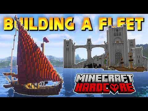 Building the MOST EPIC PIRATE Island in Hardcore Minecraft