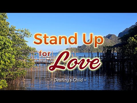 STAND UP FOR LOVE - (Karaoke Version) - in the style of Destiny's Child