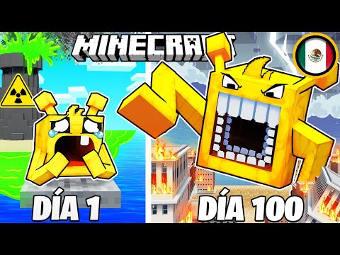 SOBREVIVÍ 100 DÍAS como El COME SPRUNKIS en MINECRAFT HARDCORE!
