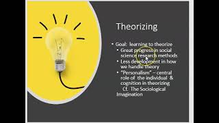 Theorizing by Professor Barbara R. Walters