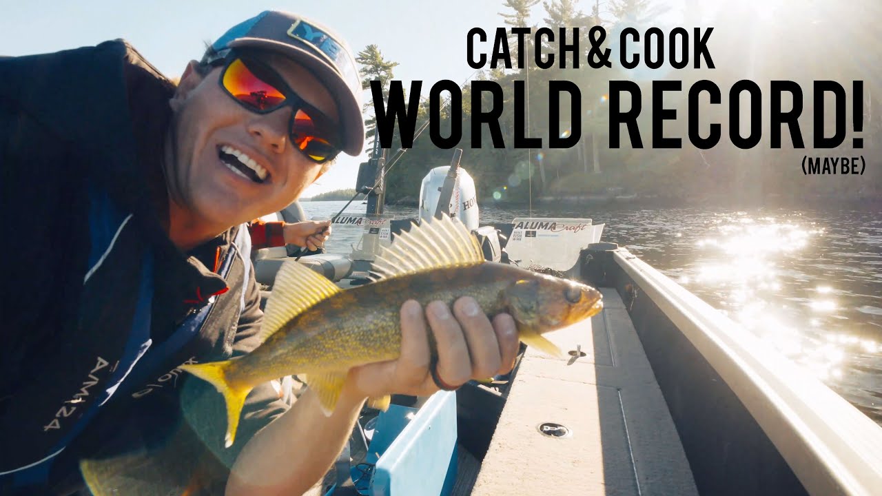 The FASTEST Walleye Catch and Cook (WORLD RECORD) - Jay Siemens