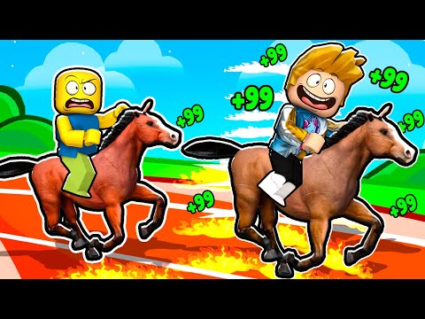 Becoming The Fastest In Roblox Horse Race