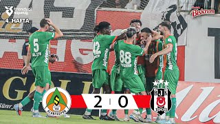 Ülker Biskrem | Alanyaspor (2-0) Beşiktaş | 4. Hafta Maç ÖZETİ | Trendyol Süper Lig - 2025/26