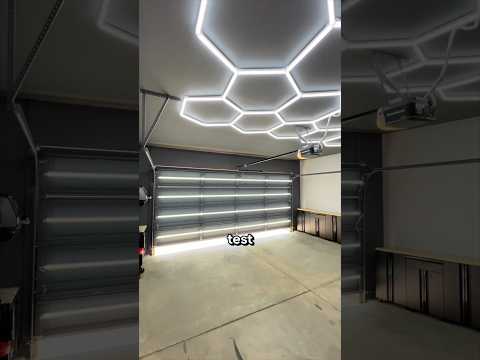 Did I just ruin my house? #garageorganization #diyideas #organization #garagelighting #dreamgarage