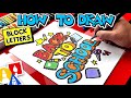Drawing Back To School Block Letters and Centering Techniques