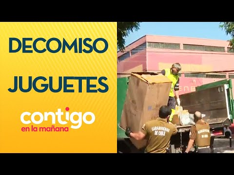 PRODUCTOS FALSIFICADOS: Decomisan más de 10 mil juguetes en Meiggs - Contigo en la Mañana