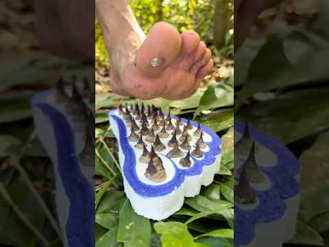 STYROFOAM Shoes for Survival Hacks? #survival #camping #bushcraft