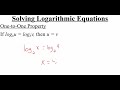 Solving Logarithmic Equations Challenge