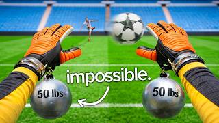 Pro Keeper vs. World's Heaviest Goalie Gloves