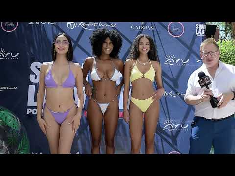 Models Valeria Kaia Aria interviewed at the ArtHeartsFashion Las Vegas Swim Week Casting