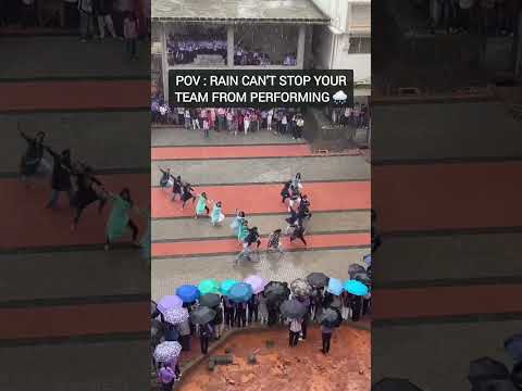Team Performance in Rain😱😱😱🥰🤩