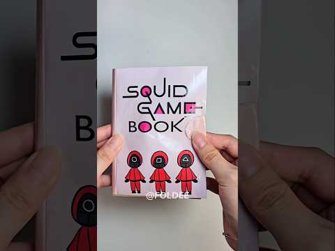Squid Game Game Book 오징어 게임 게임북 #squidgame #gamebook #papercrafts #diy #diycrafts #오징어게임 #게임북 #종이놀이