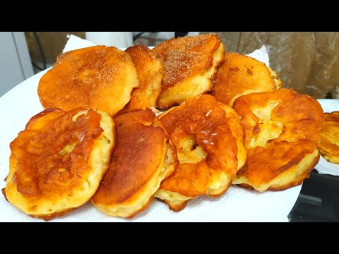 За 5 минут Яблочное Чудо к Чаю! Вкусный и Простой Рецепт! Яблочные Оладьи!