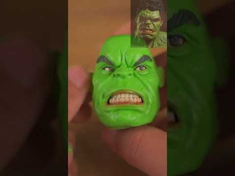 Clay Handmade Hulk|Sculpture, shooting, editing, just one minute, took a month, I hope you like it