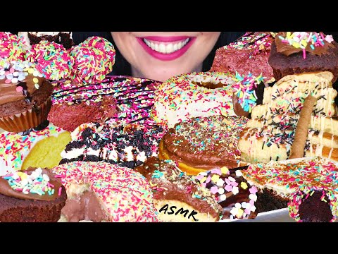 COLORFUL SPRINKLED CAKE & DESSERT COMPILATION 🍰 | No Talking Mukbang - 먹방 | Real Eating Sounds