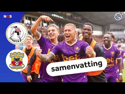 'BIJNA' een WERELDGOAL van EDVARDSEN  | Sparta Rotterdam - Go Ahead Eagles | samenvatting eredivisie