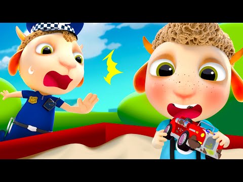 Police Officer - Baby's Helper | Funny Cartoon for Kids + Kids Songs | Dolly and Friends 3D