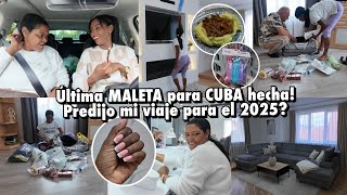 PREDIJO MI VIAJE A CUBA EN 2025?😱 ÚLTIMA MALETA HECHA✈️ NOS HICIMOS LAS UÑAS💅🏾 LIMPIEZA 17,18Sep2025