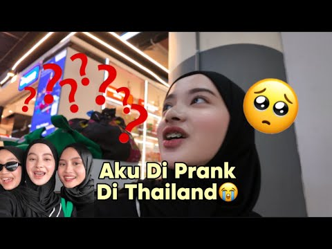 AKU DI TINGGAL SENDIRIAN DI BANDARA THAILAND😭🇹🇭 || sekarang gantian nih yang di prank..