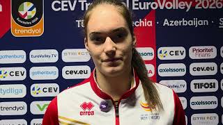 Darja Popović nakon meča sa Hrvatskom na Evropskom prvenstvu 