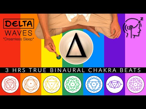 Delta Wave Binaural Beats Chakra Frequencies Collection for Deep, Dreamless Sleep | Meditation Music