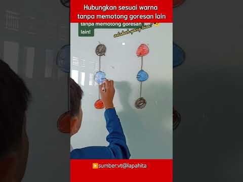 Hubungkan garis sesuai warna