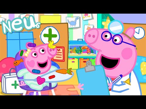 Peppa-Wutz-Geschichten 🩹 Das Karton-Krankenhaus 🏥 Videos für Kinder