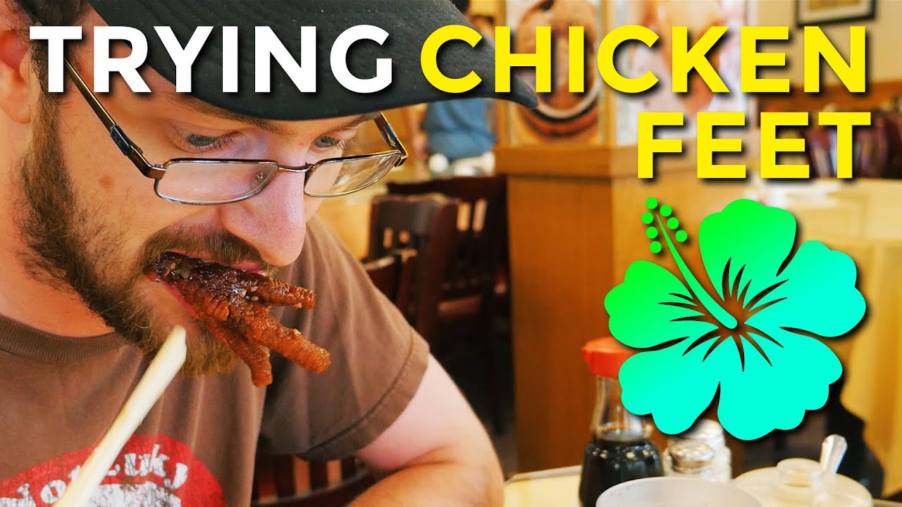 I made my Friend try Chicken Feet - Andrew Vlog - AdventureArchives