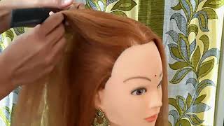 Cute open hairstyle for party | easy hairstyle | hairstyle for girls