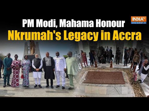 PM Modi Pays Tribute at Kwame Nkrumah Memorial with Ghana’s President Mahama