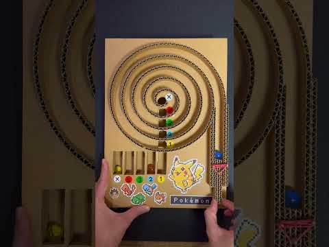 Marble ball game↑how to make↑作り方↑