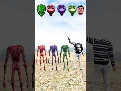 Green, red, purple Siren vs me correct head matching new game - magic video ||#viral #vfx