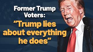 These Former Trump Voters Are FINISHED With Him
