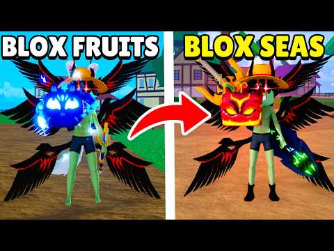 BLOX FRUITS LIXO VS BLOX SEAS BOM?! COMPARAÇÃO COMPLETA!