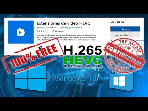 windows 10 hevc codec free