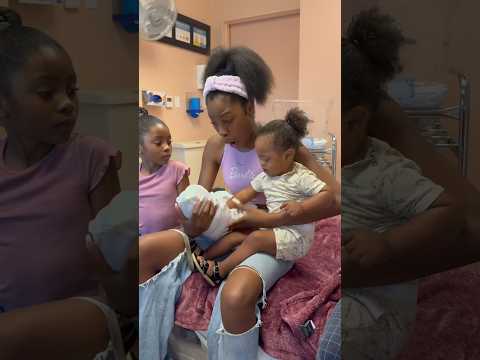 My kids meeting baby #7 for the 1st time ๐ฅนโค๏ธ