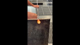 Glass in kiln