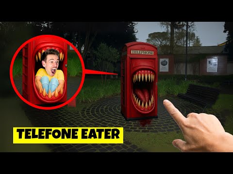 ENCONTREI O *TELEFONE EATER* NA PRAÇA DA CIDADE! (ASSUSTADOR)