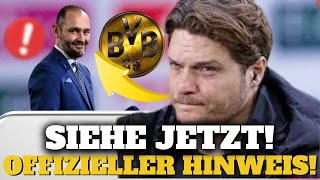 Dies wurde gerade bekannt gegeben  BORUSSIA DORTMUND NEWS JEDEN TAG.  BVB