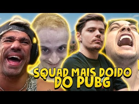 SQUAD MAIS DOIDO DO PUBG ft. Dilera, Netenho e Skipnho